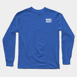 Greece Minimal Long Sleeve T-Shirt